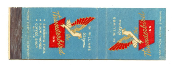 Thunderbird Inn, Williams, AZ [Matchbook Cover]