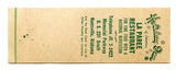 La Paree Restaurant, Hultsville AL [Matchbook Cover]
