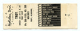 Troy Holiday Inn, Troy, AL [Matchbook Cover]