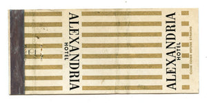 Alexandria Hotel, Los Angeles, CA [Matchbook Cover]