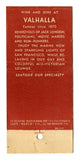 Sally Stanford's Valhalla Inn, Sausalito, CA [Matchbook Cover]