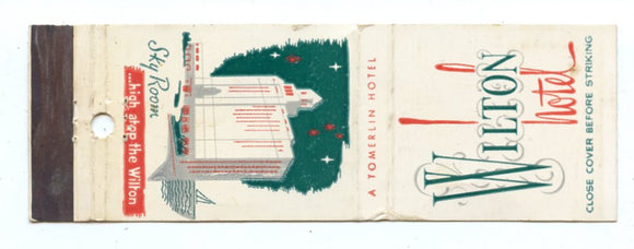 Wilton Hotel, Long Beach, CA [Matchbook Cover]