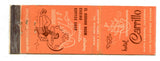 Carrillo Hotel, Santa Barbara, CA [Matchbook Cover]