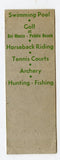Carmel Valley Inn, Monterey County, CA [Matchbook Cover]