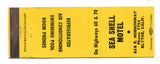 Sea Shell Motel, Blythe, CA [Matchbook Cover]