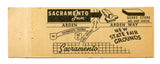 Sacramento Inn, Sacramento, CA [Matchbook Cover]