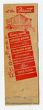 Fairmont Hotel, San Francisco, CA [Matchbook Cover]