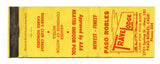 Paso Robles TraveLodge, Paso Robles, CA [Matchbook Cover]