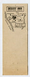 Desert Inn Motel, Barstow, CA [Matchbook Cover]