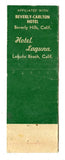 Hollywood Plaza Hotel, Hollywood, CA [Matchbook Cover]