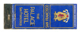 Palace Hotel, San Francisco, CA [Matchbook Cover]