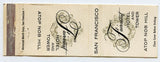 Fairmont Hotel and Tower, San Francisco, CA [Matchbook Cover]