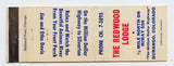 Redwood Lodge, Durango, CO [Matchbook Cover]