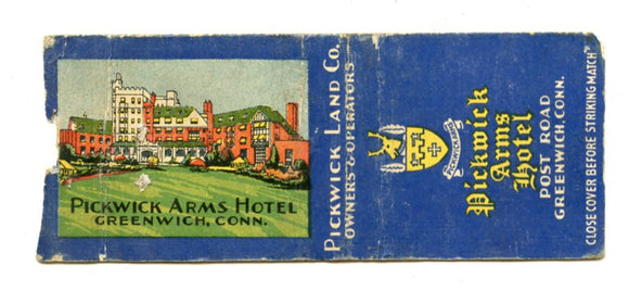 Pickwick Arms Hotel, Greenwich, CT [Matchbook Cover]