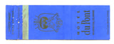 Du Pont Hotel, Wilmington, DE [Matchbook Cover]