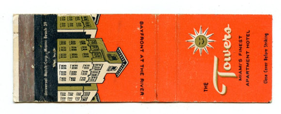 Towers Apartment Hotel, Miami, FL [Matchbook Cover]
