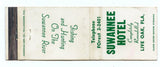 Suwannee Hotel, Live Oak, FL [Matchbook Cover]