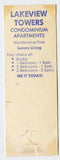 Lakeview Towers Condominium Apartments, Sebring, FL [Matchbook Cover]