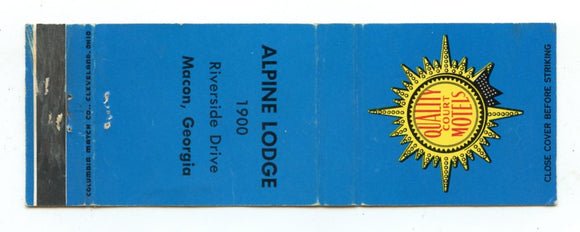 Alpine Lodge, Macon, GA [Matchbook Cover]