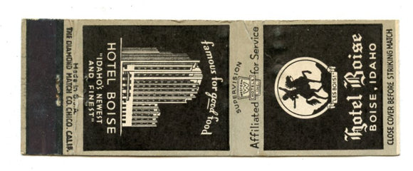 Boise Hotel, Boise, ID [Matchbook Cover]