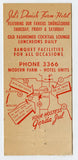 Jul's Danish Farm-Hotel, Rock Falls, IL [Matchbook Cover]