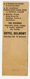 Belmont Hotel, Chicago, IL [Matchbook Cover]