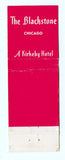 Blackstone Hotel, Chicago, IL [Matchbook Cover]