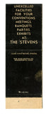 Stevens Hotel, Chicago, IL [Matchbook Cover]