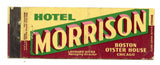 Morrison Hotel, Chicago, IL [Matchbook Cover]
