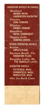 Sheraton Hotels [Matchbook Cover]