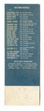 Hilton Hotels [Matchbook Cover]