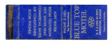 Blue Top Motel, Princeton, IL [Matchbook Cover]