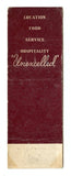 La Salle Hotel, Chicago, IL [Matchbook Cover]