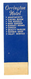 Orrington Hotel, Evanston, IL [Matchbook Cover]
