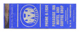 Paradise Inn Motel and Coffee Shop, Champaign, IL [Matchbook Cover]