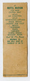 Marion Hotel, Marion, IL [Matchbook Cover]