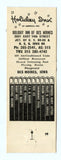 Des Moines Holiday Inn, Des Moines, IA [Matchbook Cover]