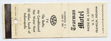 Tearman Motel, Franklin, IN [Matchbook Cover]