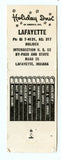 Lafayete Holiday Inn, Lafayette, IN [Matchbook Cover]
