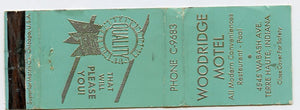 Woodridge Motel, Terre Haute, IN [Matchbook Cover]