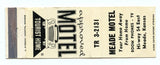 Meade Motel, Meade, KS [Matchbook Cover]