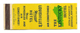 Kentucky Hotel, Louisville, KY [Matchbook Cover]