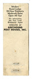 Greyhound Inn, Somerset, KY [Matchbook Cover]