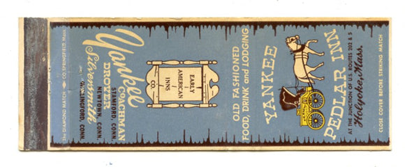 Yankee Pedlar Inn, Holyoke, MA [Matchbook Cover]