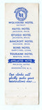 Touraine Hotel, Boston, MA [Matchbook Cover]