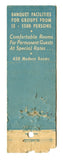 Bancroft Hotel, Worcester, MA [Matchbook Cover]