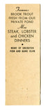 Sheraton Inn, Westfield, MA [Matchbook Cover]