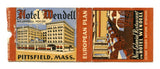 Wendell Hotel, Pittsfield, MA [Matchbook Cover]