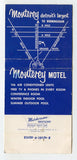 Monterey Motel, Detroit, MI [Matchbook Cover]