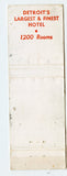 Book-Cadillac Hotel, Detroit, MI [Matchbook Cover]